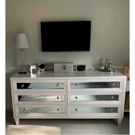 297191 - Concerto : Tủ 6 Ngăn Kéo Kết Hợp Kính - Ngang 1m83